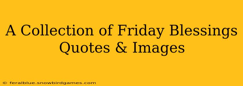 A Collection of Friday Blessings Quotes & Images