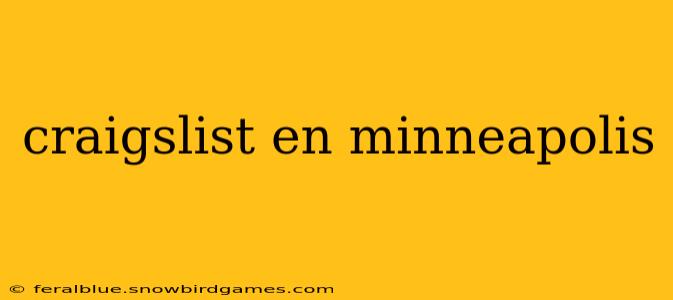 craigslist en minneapolis