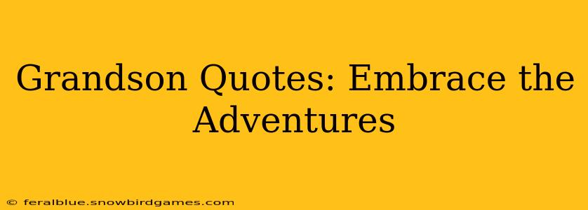 Grandson Quotes: Embrace the Adventures