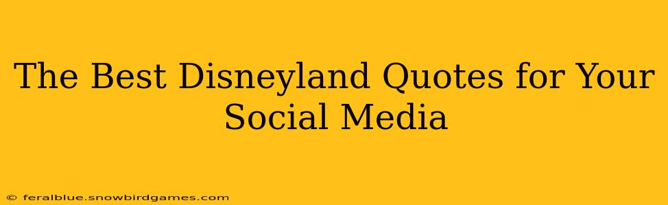The Best Disneyland Quotes for Your Social Media