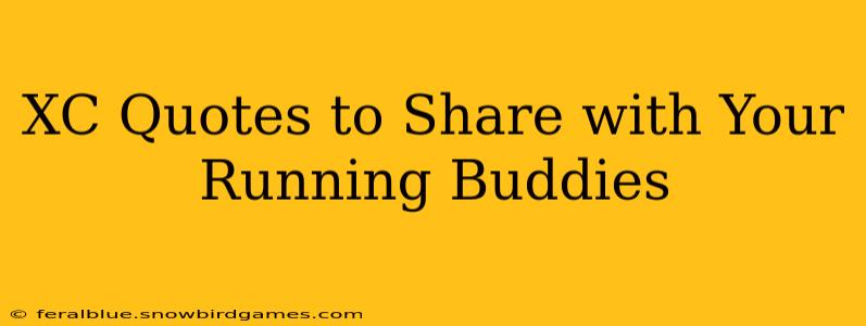 XC Quotes to Share with Your Running Buddies